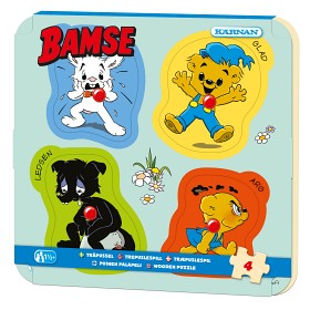 Bilde av Bamse Knappepuslespill 4 brikker