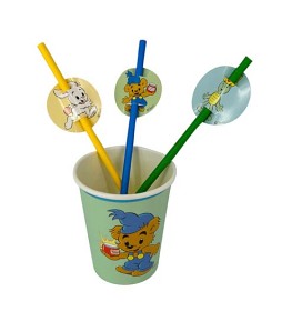 Bilde av Bamse papirsugerør 10 stk (Parti)