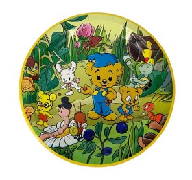 Bilde av Bamse Papirplater 8 stk (Natur)