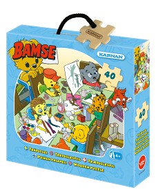 Bilde av Bamse - Trepuslespill 40 biter