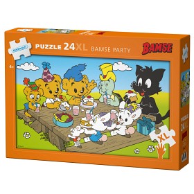 Bilde av Bamse Kjempe stort puslespill 24 biter