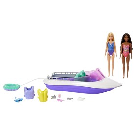 Bilde av Barbie Mermaid Power Båt med dukker (46 cm)