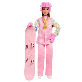 Bilde av  Barbie Deluxe Career Snowboard dukke