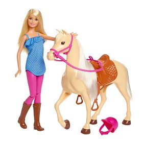 Bilde av Barbie - Dukke med hest
