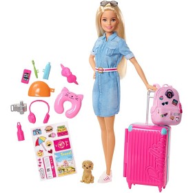Bilde av Barbie - Docka på resa med tillbehör