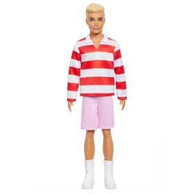 Bilde av Barbie Fashionista Ken Docka Red & White Stripes
