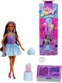 Bilde av Barbie Glam Party Unboxed Purple Petite Docka