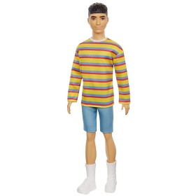 Bilde av Barbie Ken Fashionista Docka Oversized randig tröja