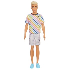 Bilde av Barbie Ken Fashionista Docka Rutig tröja 