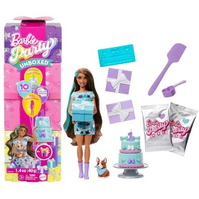 Bilde av Barbie Party Unboxed Dukke (Brunt hår)