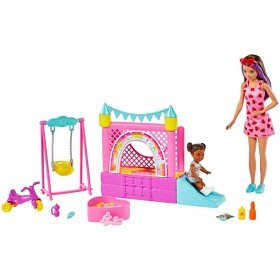 Bilde av Barbie Skipper Barnevakt Hoppeslott