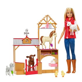 Bilde av Barbie - Veterinär med djur och tillbehör