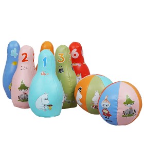 Bilde av Barbo Toys Mumin Bowlingsett (Pastell)