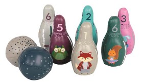 Bilde av Barbo Toys - Forest Friends - Mjukt bowlingset