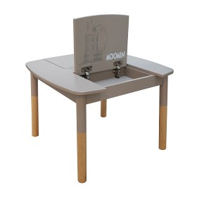 Bilde av Barbo Toys Mumin Barnebord med oppbevaring (Beige)