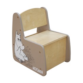 Bilde av Barbo Toys Mumin Barnestol med oppbevaring (Beige)