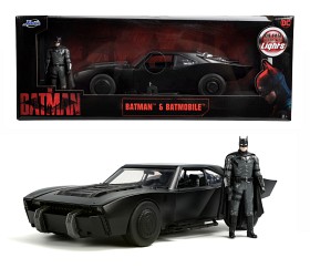 Bilde av Batman 2022 Batmobile 1:18 med lys