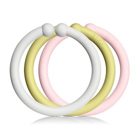 Bilde av BIBS Barnevogn ringer 12-pack (Haze/Meadow/Blossom)