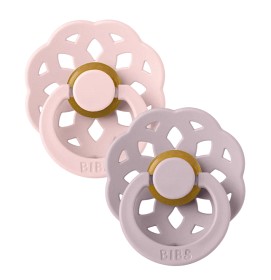 Bilde av BIBS Boheme Latex Napp 2-pack 0-6m (Blossom/Dusky Lilac)