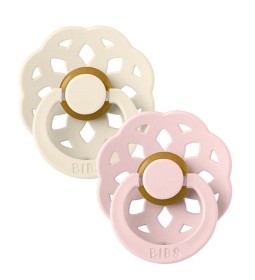 Bilde av BIBS Boheme Latex Napp 2-pack 0-6m (Ivory/Blossom)