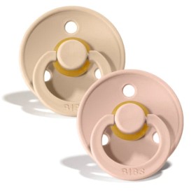 Bilde av BIBS Napp Color 2-pakning 6-18m (Vanilje / Blush)