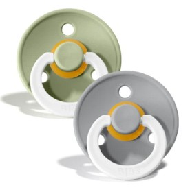 Bilde av BIBS Natt Smokk Color 2-pack 18m + (Sage / Cloud Night)