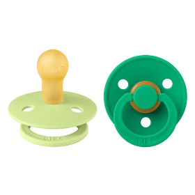 Bilde av BIBS Colour Latexsmokker 2-pack Size 1 (Matcha/Cactus)