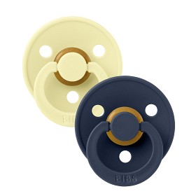 Bilde av BIBS Colour Latekssmokk 2-pack Size 2 (Luna/Deep Space)