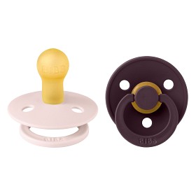 Bilde av BIBS Colour Latekssmokk 2-pack Size 2 (Petal/Plum)