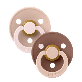 Bilde av BIBS Colour Studio Fusion Latekssmokk 2-pack Size 2 (Blush Woodchuck Mix)
