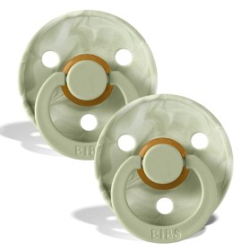 Bilde av BIBS Colour Tie Dye Latex Smokk 2-pakning 6-18m (Sage Ivory)