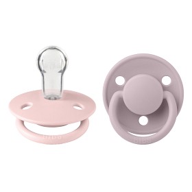 Bilde av BIBS De Lux 2-pack Silikon Smokk Onesize (Blossom/Dusky Lilac)