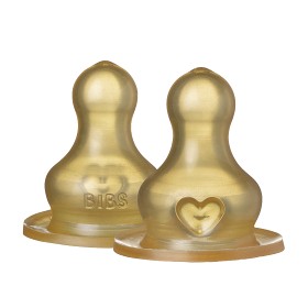 Bilde av BIBS Tåtesmokk Latex 2-pakning (Medium Flow)