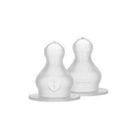 Bilde av BIBS Flaskesmokk Silikon 2-pack Fast Flow