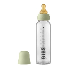 Bilde av BIBS Tåteflaske Glass 225ml (Sage)