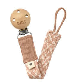 Bilde av BIBS Paci Braid Smokkholder (Blush/Ivory)