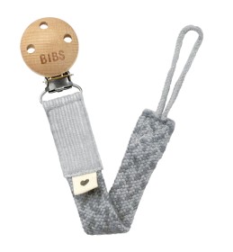 Bilde av BIBS Paci Braid Smokkholder (Cloud/Iron)