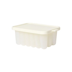 Bilde av BIBS Porsjonsform med lokk (Ivory)