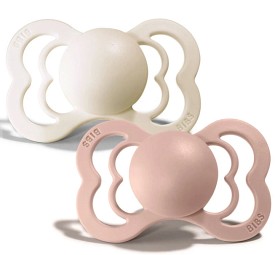 Bilde av BIBS Supreme Latex Napp 2-pakning 6-18 m (Ivory & Blush)