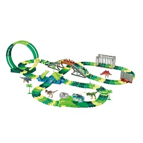 Bilde av Bilbana 280 delar med 2 R/C bilar och loop