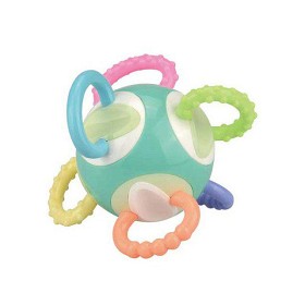Bilde av Bitring Molar grovmasket (Lyseblå/rosa/grønn/gul/oransje)