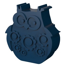 Bilde av BLAFRE Matboks 2 rom Owl (Navy)