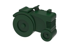 Bilde av BLAFRE Matboks 2 rom Tractor (Dark Green)