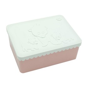 Bilde av Matboks Treroms Björn (Hvit/Rosa)
