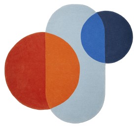 Bilde av BLAFRE Teppe (Orange/Blue)