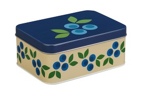 Bilde av BLAFRE Metallboks Rektangulær Blueberry