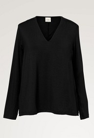 Bilde av BOOB Easy V-neck Topp (Svart)