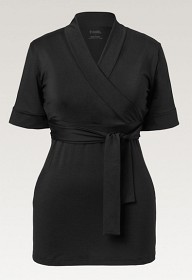 Bilde av BOOB Lounge Wrap Genser (Svart)