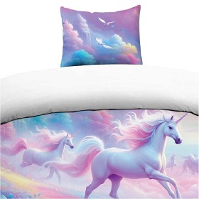 Bilde av Borganäs Dynetrekksett 150x210 cm Unicorns