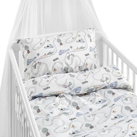 Bilde av Borganäs Dynetrekksett Sprinkelseng Mini Rally (Off White)